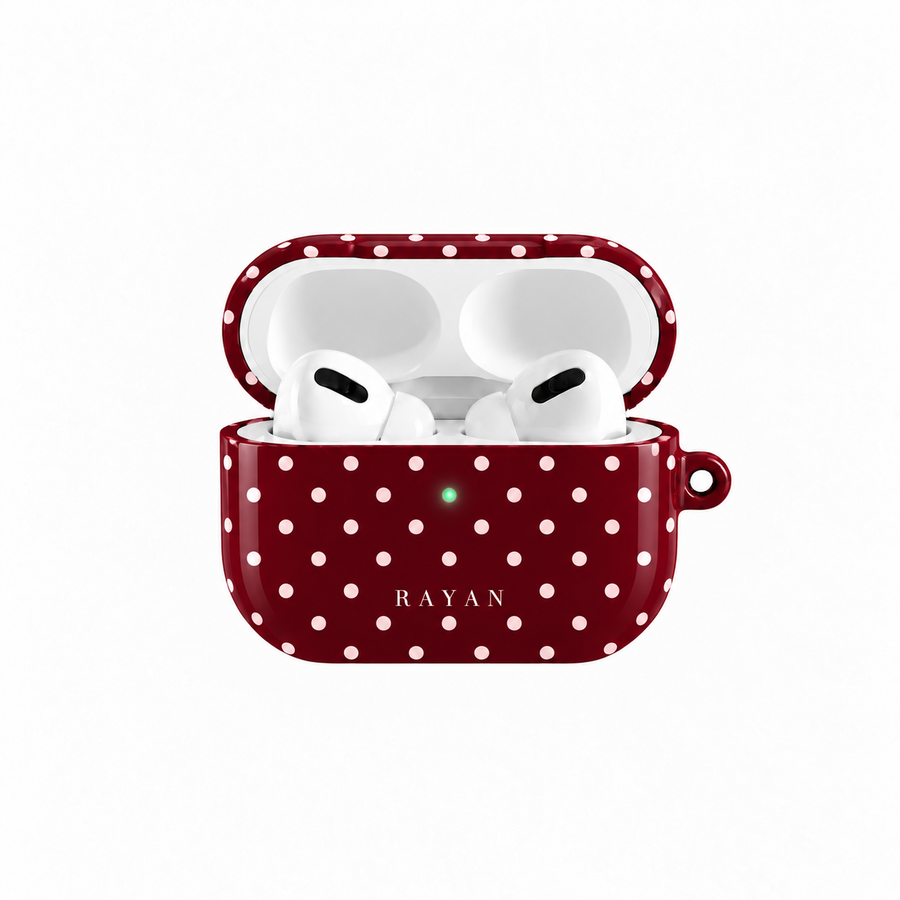 Bordeaux Dot – AirPods-Hülle
