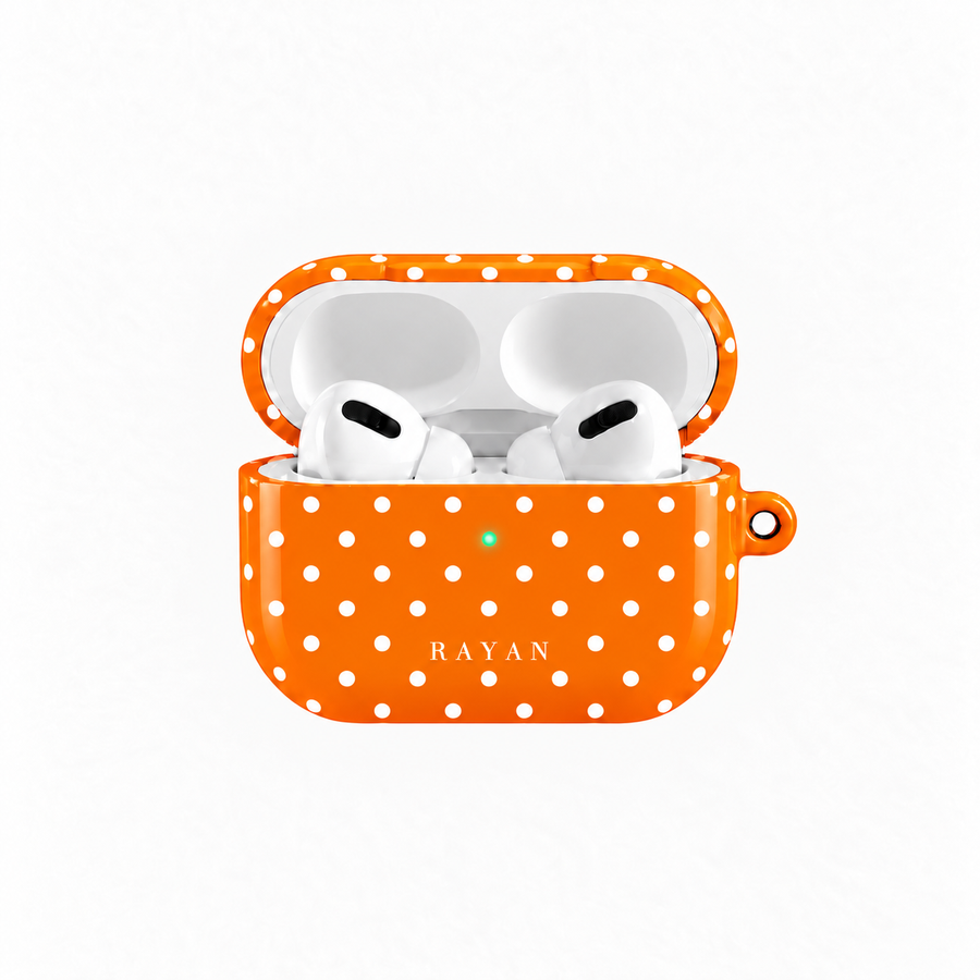 Orange Dot – AirPods-Hülle